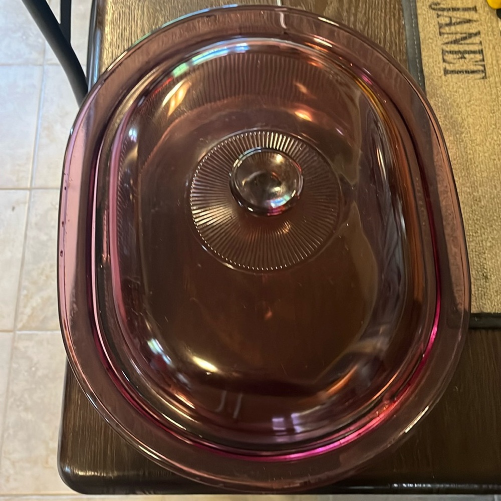 Burgundy dutch oven by visions